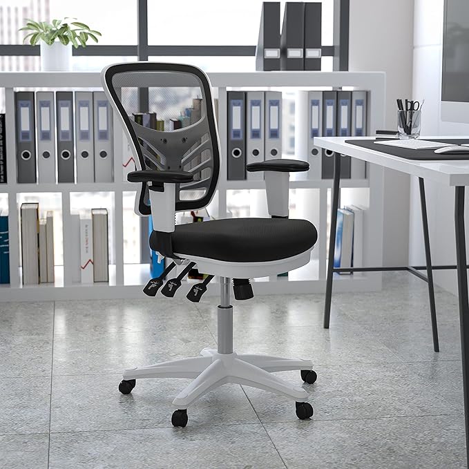 Flash Furniture Nicholas Mid-Back Swivel Office and Gaming Chair, Ergonomic
