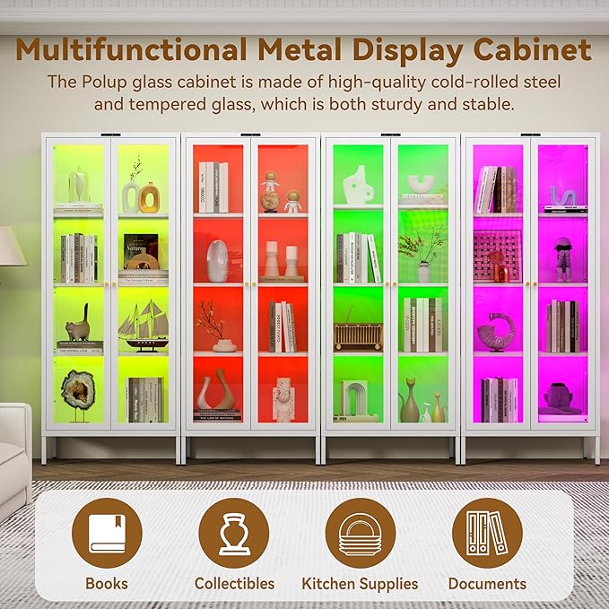 Polup Glass Display Cabinet