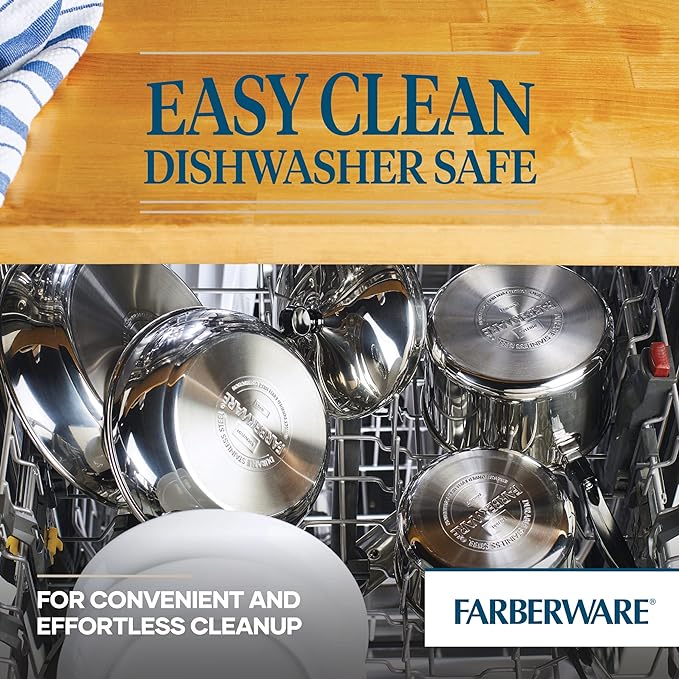 Farberware Classic Series Stainless Steel Butter Warmer, Melting Pot, Milk Warmer Pot