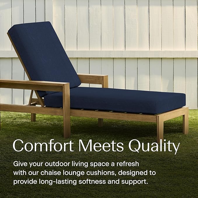 Honeycomb Outdoor Chaise Lounge Cushion