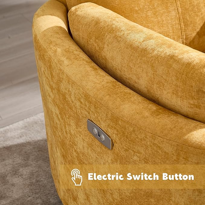 Power Recliner, Nursery Chair Swivel Glider Rocking Chair