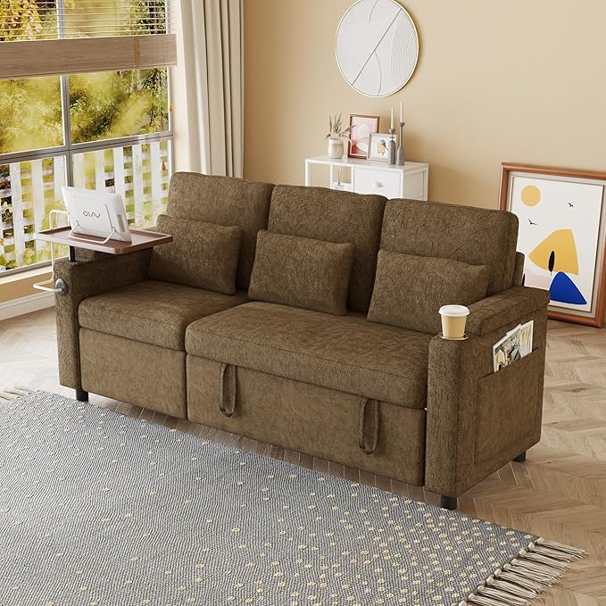 Sleeper Sofas Convertible Couches Reclining Sectional, Oversized Convertible