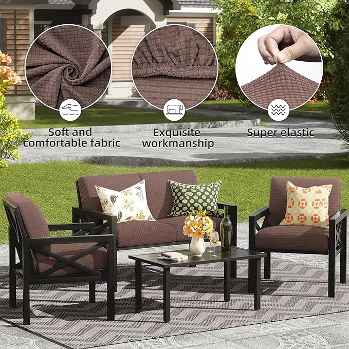 Outdoor Cushion Covers Set, Replacement