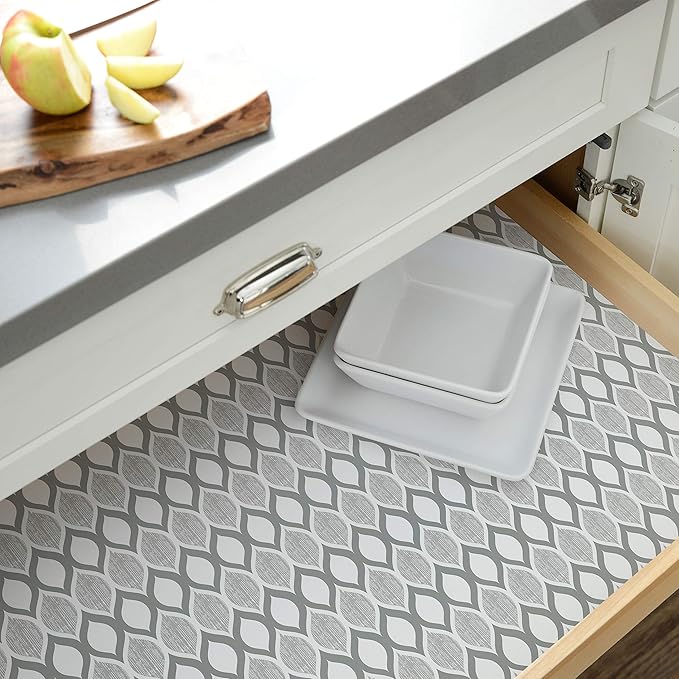 Con-Tact Brand Creative Covering, Self-Adhesive Shelf Liner, Savoy Stone