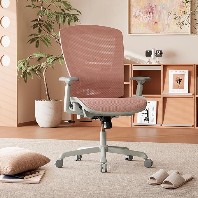 ELABEST Mesh Office Chair, Ergonomic Computer Desk Chair, Sturdy Task Chair-