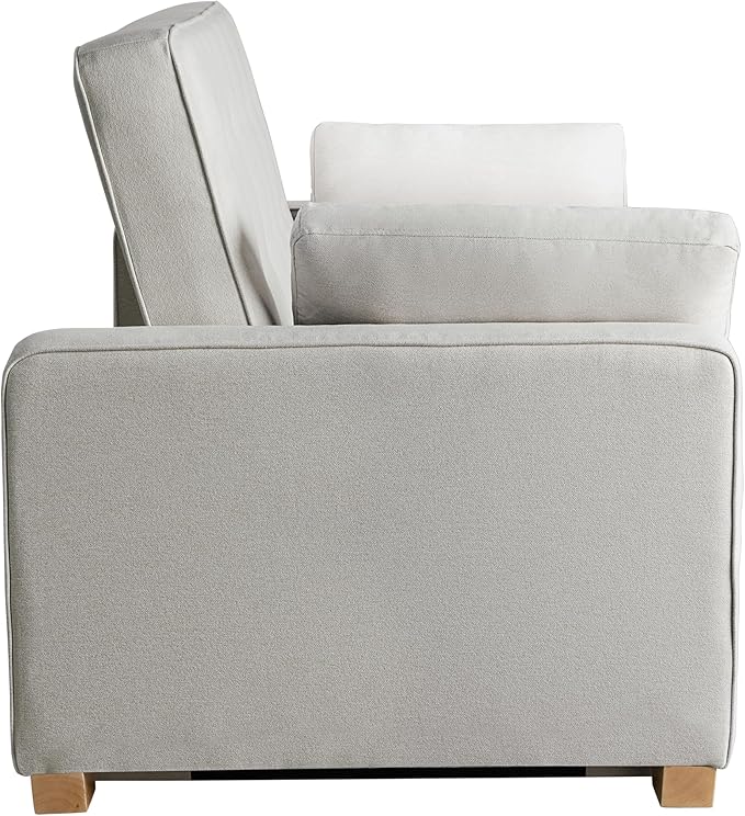 Serta® Ainsley Convertible Loveseat Sleeper Sofa – 3-in-1 Loveseat, Lounger &