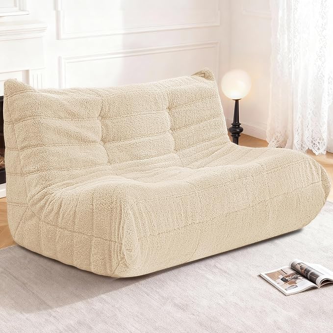 Bean Bag Loveseat Chair Big Sofa Beanbag Chair