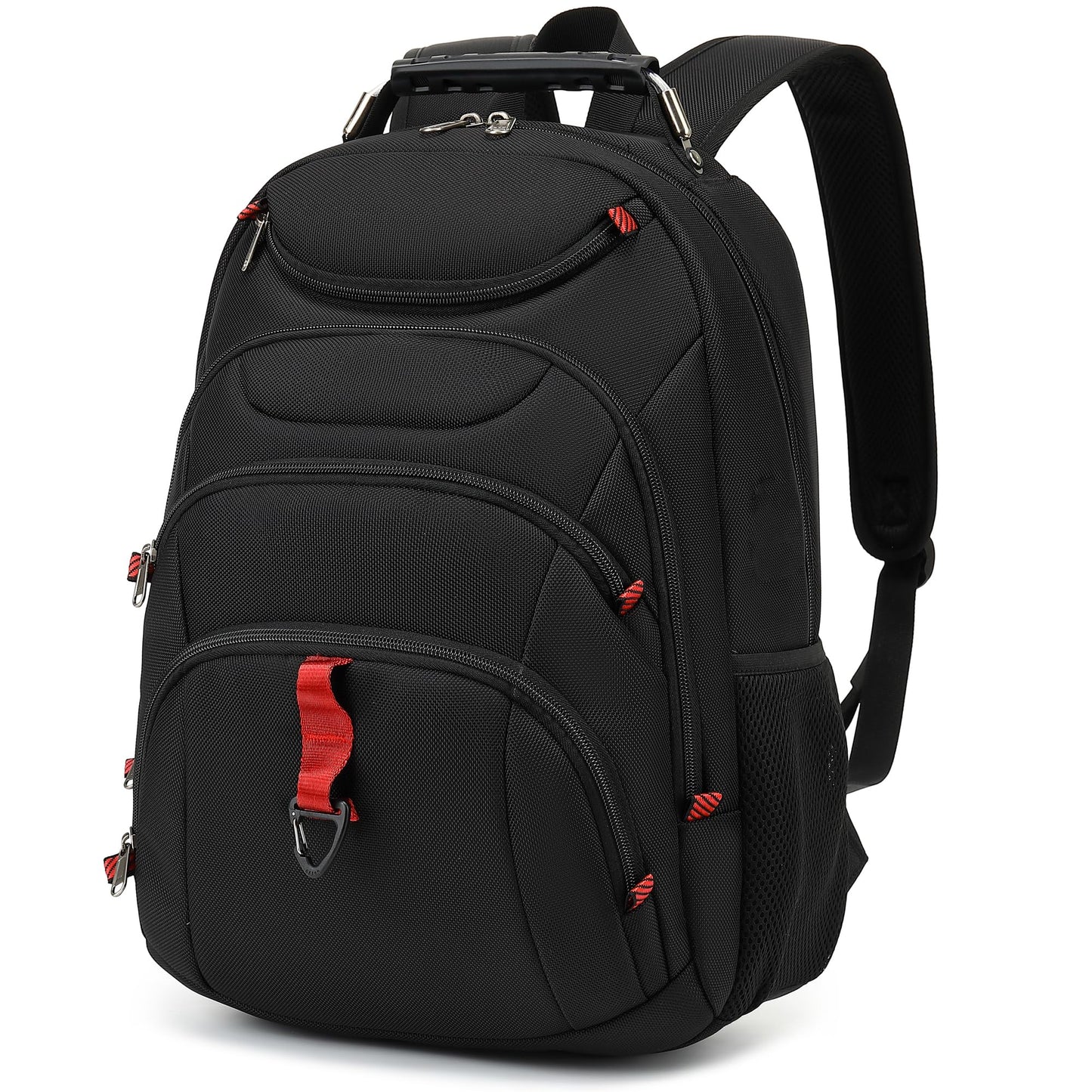 Boavan Laptop Backpack for men, 15.6 inch Laptop Bag with USB Port, Waterproof Travel Work Backpack Purse, Anti-Theft Teacher Nurse Doctor Casual Bookbags Office Business backpack，Black
