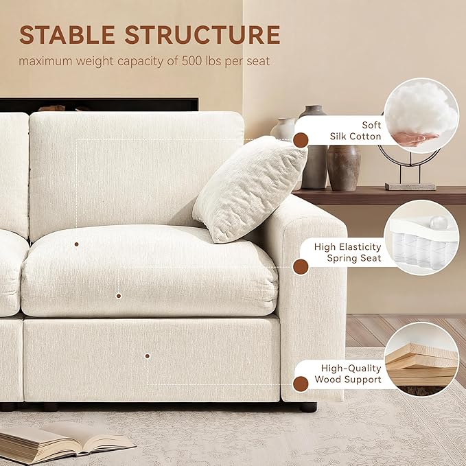 Ihanherry Cloud Sectional Couches
