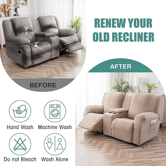Genina Recliner Loveseat Covers