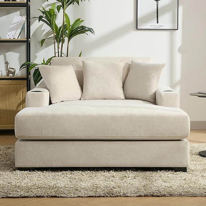 Merax Modern 55" Chaise Lounge