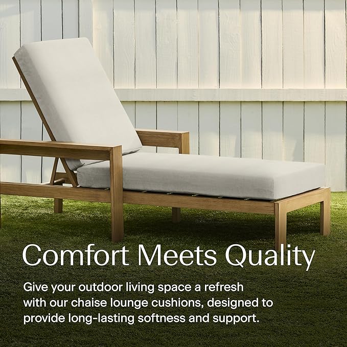 Honeycomb Outdoor Chaise Lounge Cushion