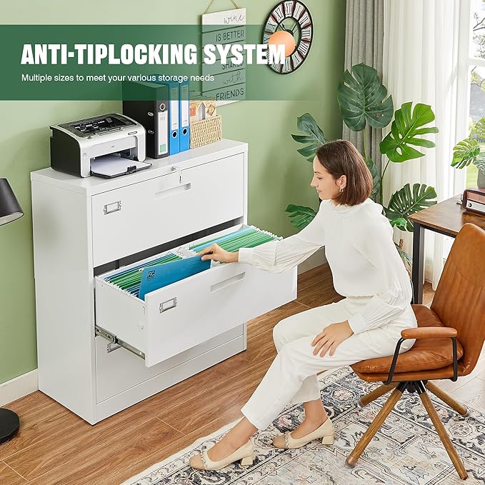 Letaya 3 Drawer File Cabinets