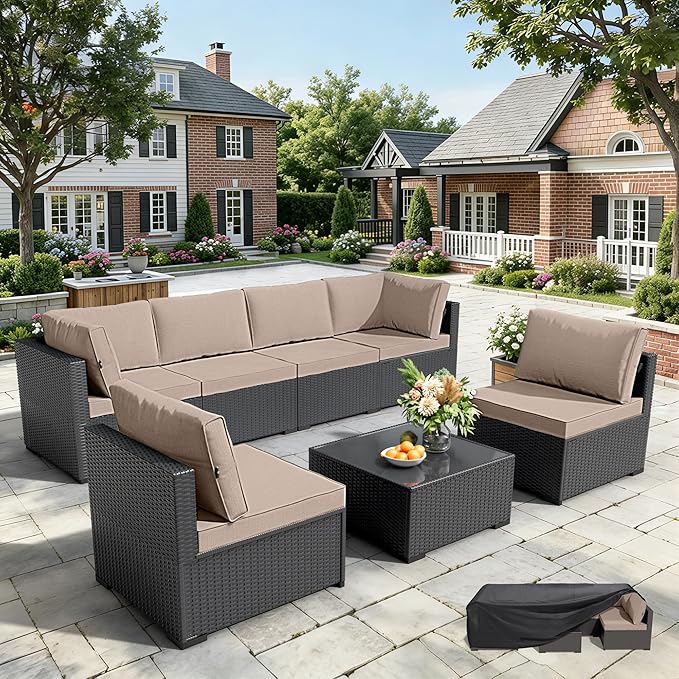 WWR Patio Furniture Set 7 Piece