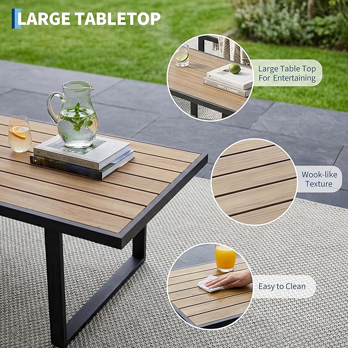 GarveeLife 4 Piece Outdoor Patio Furniture Set