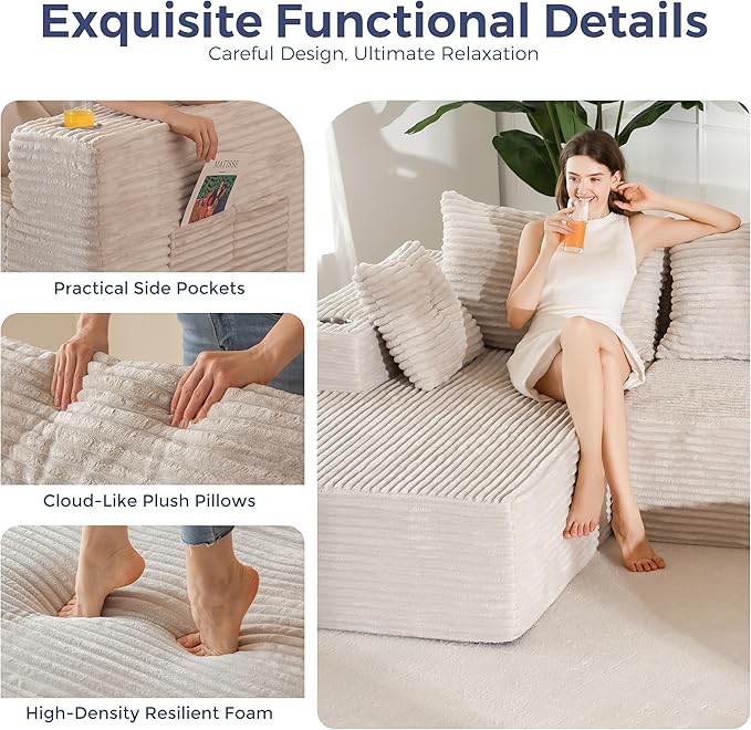 MAXYOYO Modular Sectional Couch