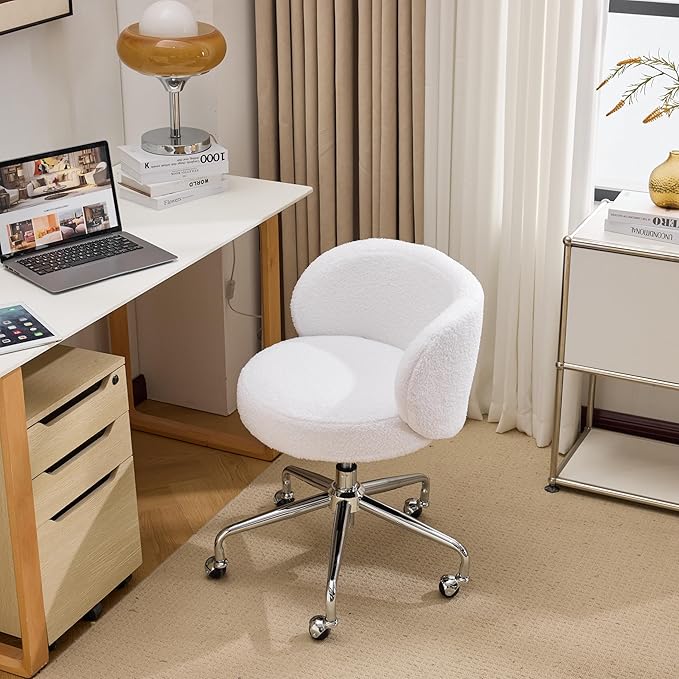 VINGLI Cute Small Swivel Desk Chair Comfy
