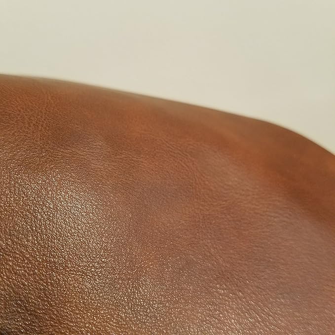 Cognac Tan Soft Faux Vegan PU {Peta Approved Vegan} Leather by The Yard