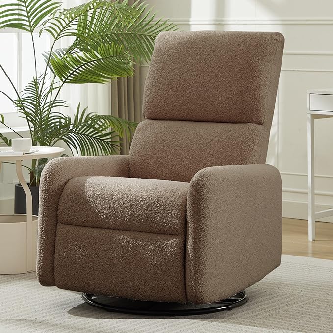 Korser 360° Rocking Chair, Nursery Rocker Chair