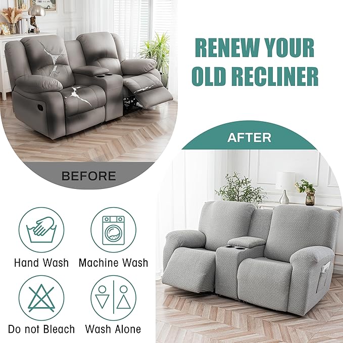 Genina Recliner Loveseat Covers