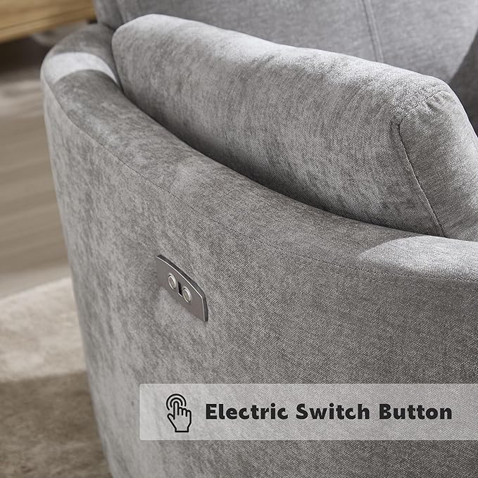 Power Recliner, Nursery Swivel Glider Rocking Chair