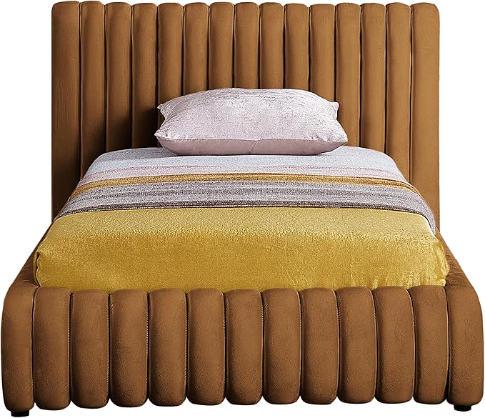 Meridian Furniture NicoSaddle-T Nico Collection Modern | Contemporary Velvet