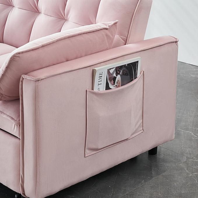 3 in 1 Convertible Sofa Bed, Loveseat Sleeper Sofa