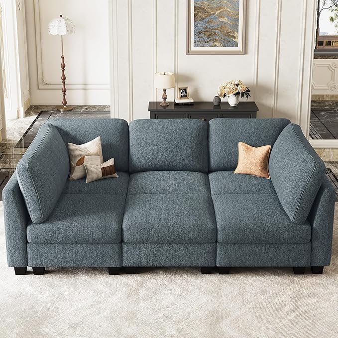 Belffin 86.2" Sectional Sleeper Sofa Bed