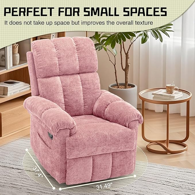 Korser Recliner Chair, Swivel Rocker Recliner Chair