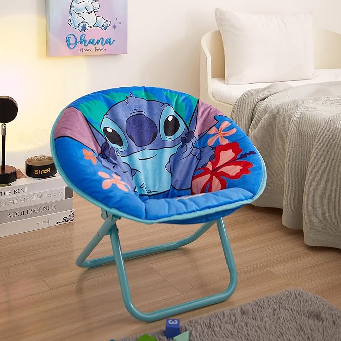 Disney Stitch 19” Frame Folding Toddler Saucer™ Chair