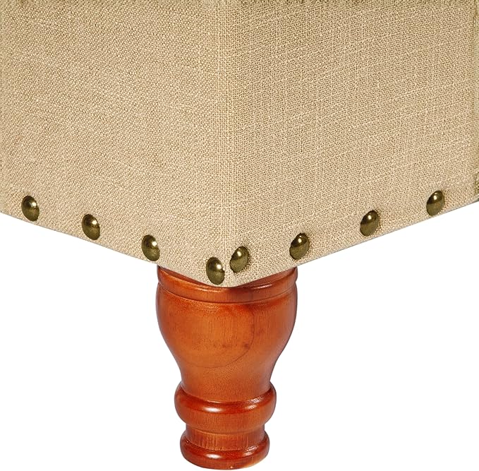 HomePop Large Rectangle Storage Bench
