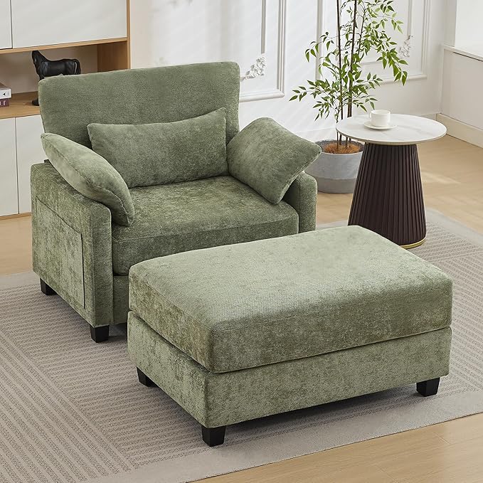 WUTUTUEE 57.5" Oversized Chaise Lounge