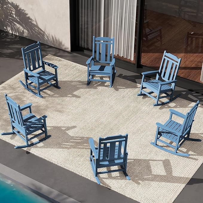 SERWALL HDPE Outdoor Rocking Chair