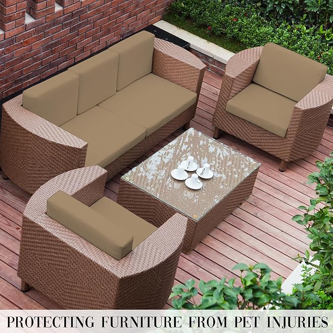 Outdoor Cushion Covers Set, Replacement