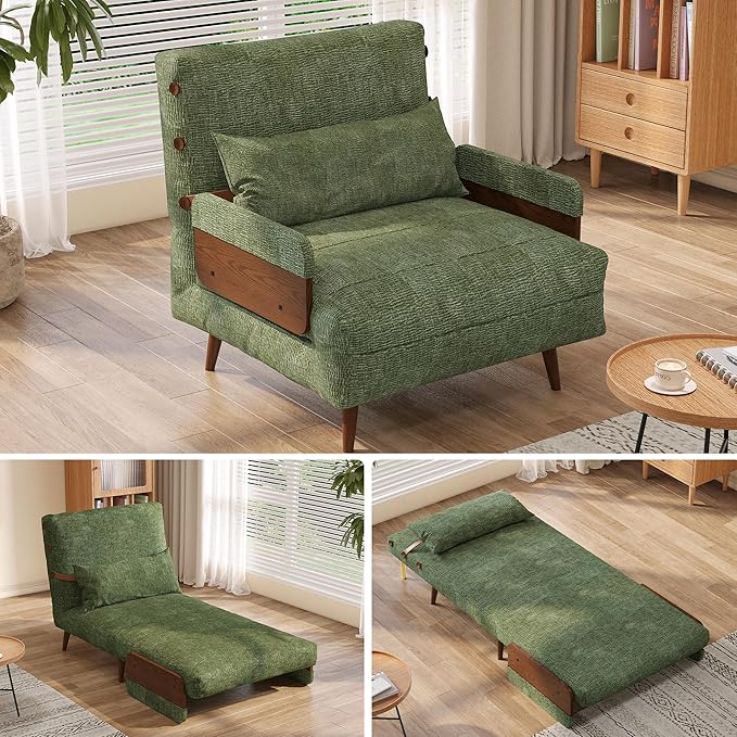 JASIWAY Convertible Sleeper Chair Bed