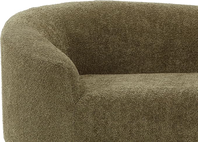 Christopher Knight Home Bouclé Chaise Lounge Sofa Mid Century Modern