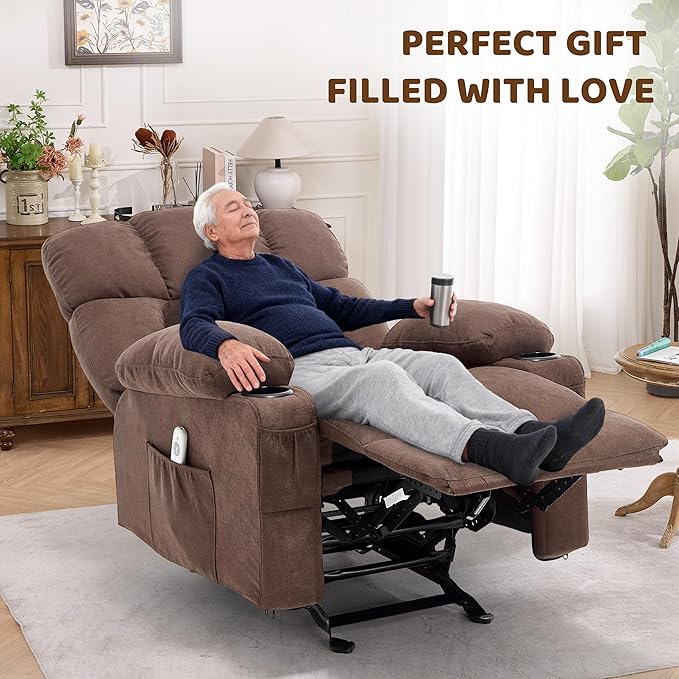 Massage Rocking Recliner Chair, Ergonomic Recliners Sofa