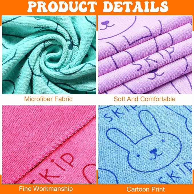 Peryiter 8 Pcs Dog Drying Towels Bulk 55'' x 28'' Pet Grooming Absorbent Microfiber Dog Bath Towels Quick Drying Puppy Bathing Towel for Small Medium Large Cats Pets Bathing Grooming(Colorful)