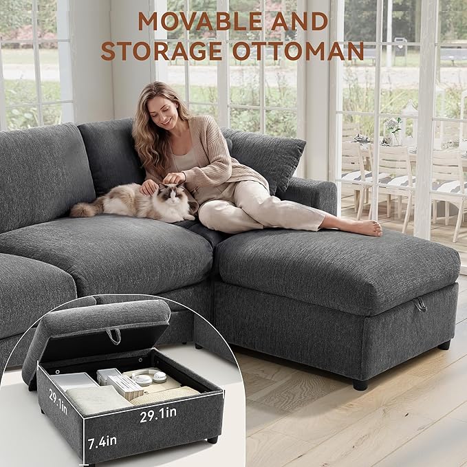 Ihanherry Cloud Sectional Couches