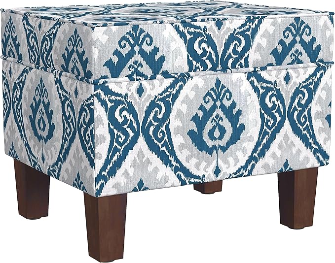 Homepop Home Decor |K7646-A877| Upholstered Modern Rectangular Storage Ottoman