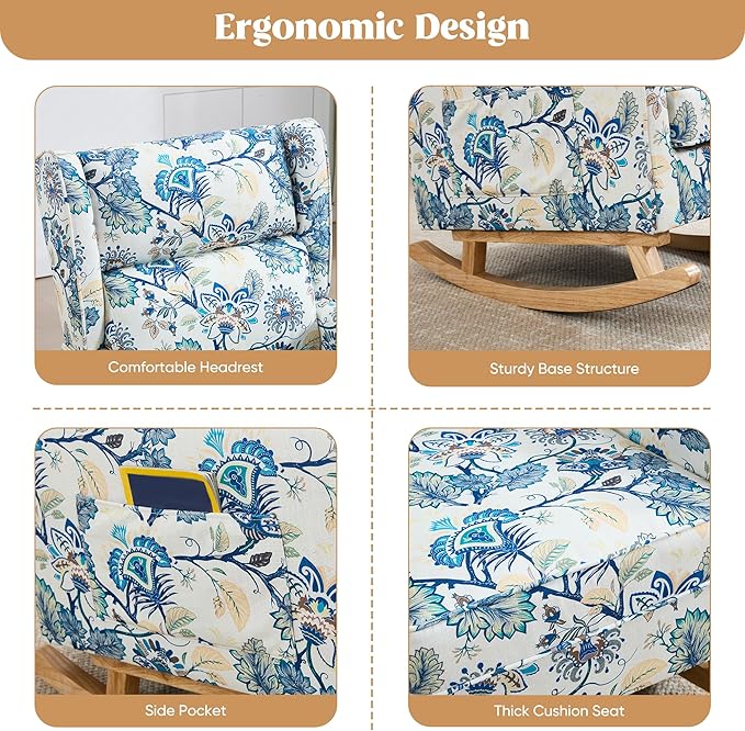 HCHAIRH Nursery Rocking Chairs, Rocking Chair Nursery