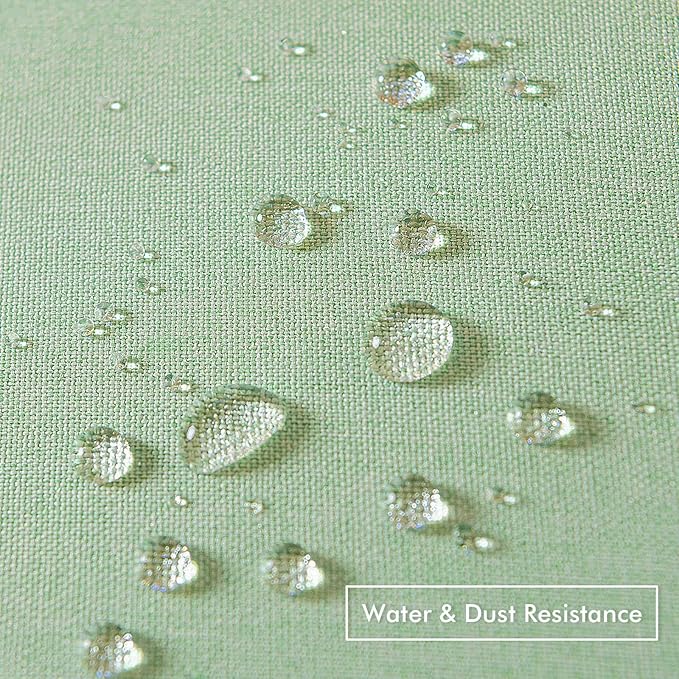 MIULEE Pack of 2 Decorative Outdoor Solid Waterproof Throw Pillow Covers Spring