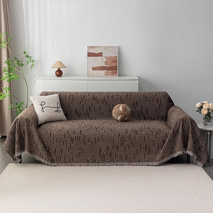 MYSKY HOME Couch Covers for 2 Cushion Couch Sectional Sofa, L Shape Sofa