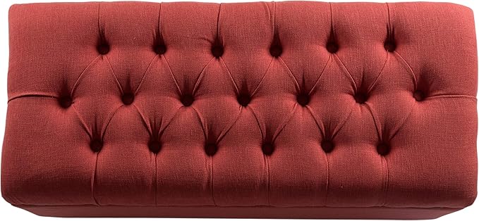 Homepop Home Decor | Tufted Ainsley Button Storage Ottoman Bench