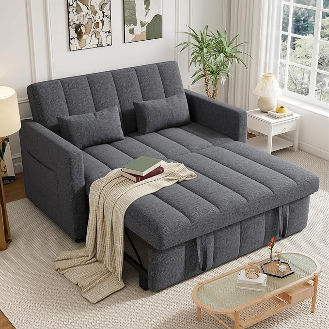 Nebuaegis Sleeper Sofa Bed, 3-in-1 Convertible Pull Out Couch