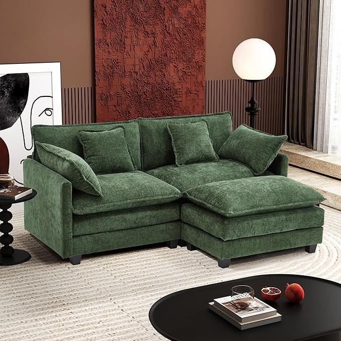 Ihanherry 77" L Shaped Modern Sofa Modular Sectional Cloud Couch