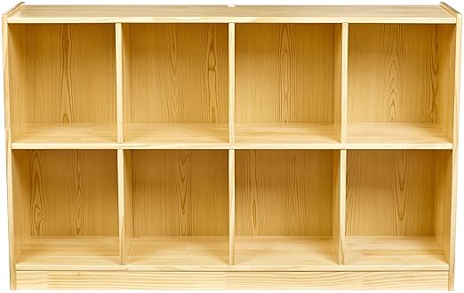 Amazon Basics Block Storage Cabinet, Backpack Organizer Shelf, 8 Compartment