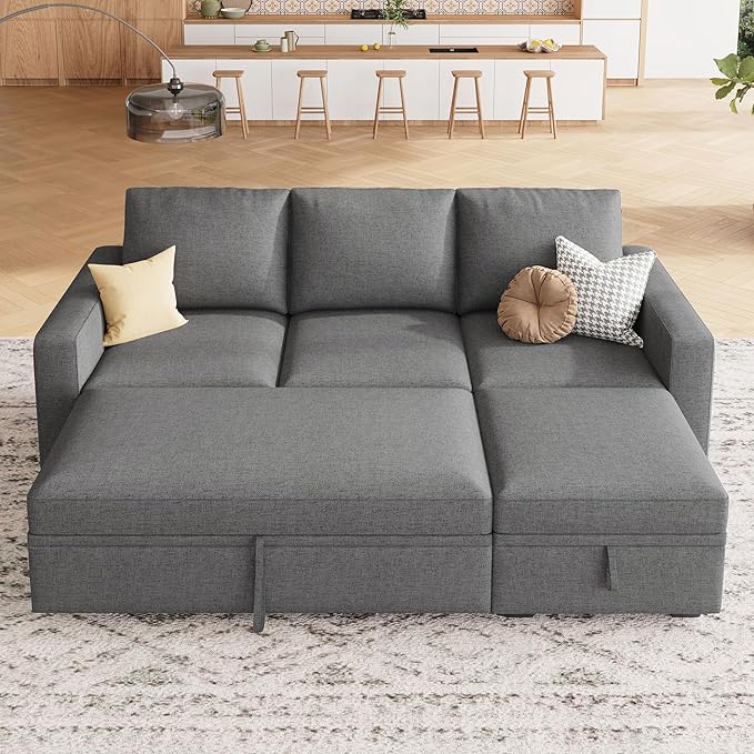 HONBAY Modular Sectional Sleeper Sofa