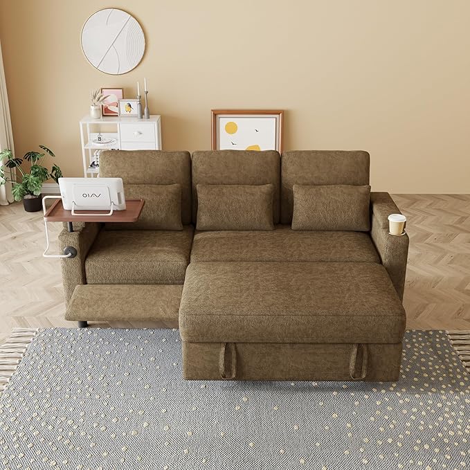 Sleeper Sofas Convertible Couches Reclining Sectional, Oversized Convertible