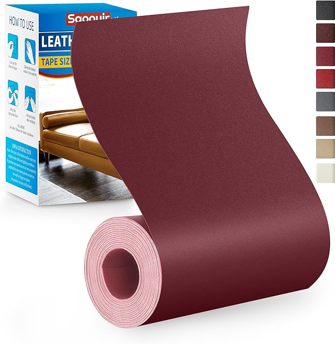 Leather Repair Patch Tape Kit, Vinyl Leather Repair Kit